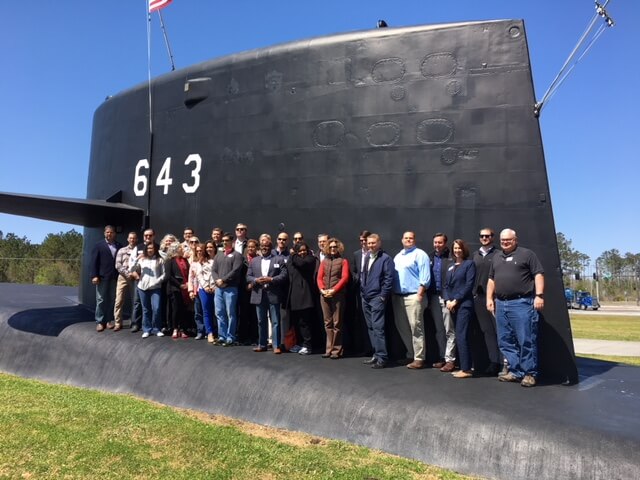 Leadership Southeast Georgia 2018 Session 3 Submarine.