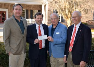 The Society of Colonial Wars of America Present Check to Bethesda Academy