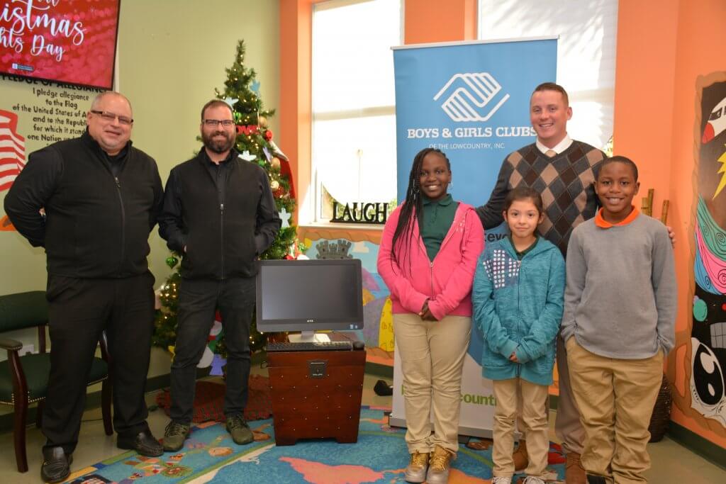 Computer Donation to Boys and Girls Clubs of Jasper County from Peacock Automotive